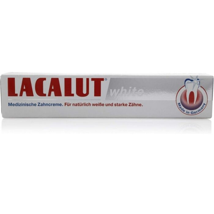 ⁦LACALUT WHITE Tooth PASTE 75 ml - معجون أسنان مبيض من لاكالوت 75 مل⁩ - الصورة ⁦1⁩