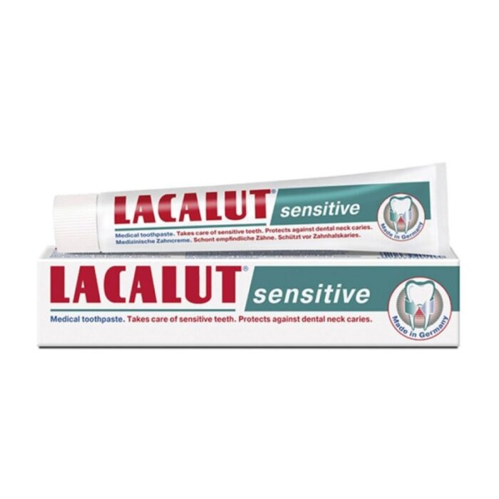 ⁦LACALUT SENSITIVE Tooth PASTE 75ml - معجون أسنان للأسنان الحساسة من لاكالوت 75 مل⁩ - الصورة ⁦2⁩