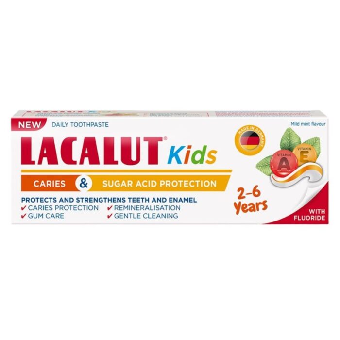 ⁦LACALUT KIDS PASTE 55 ml - معجون أسنان للأطفال لعمر2 - 6 سنين من لالكالوت 55 مل⁩ - الصورة ⁦2⁩