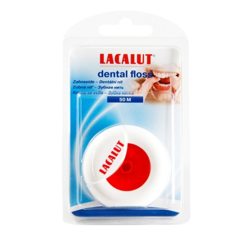 ⁦LACALUT DENTAL FLOSS 50m - خيط لتنظيف الأسنان من لاكالوت 50 متر⁩ - الصورة ⁦1⁩