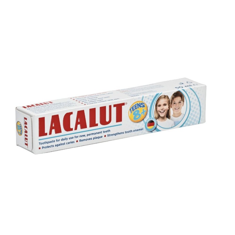 ⁦LACALUT TEENS PASTE 50 ml - معجون أسنان للأطفال فوق عمر 8 سنوات من لاكالوت 50 مل⁩ - الصورة ⁦1⁩
