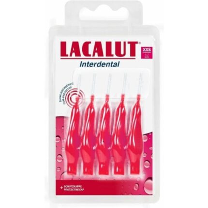 LACALUT INTER DENTAL BRUSH XXS - فرشاة لتنظيف بين الأسنان عدد 5 مقاس ( XXS ) 1.7 ملم