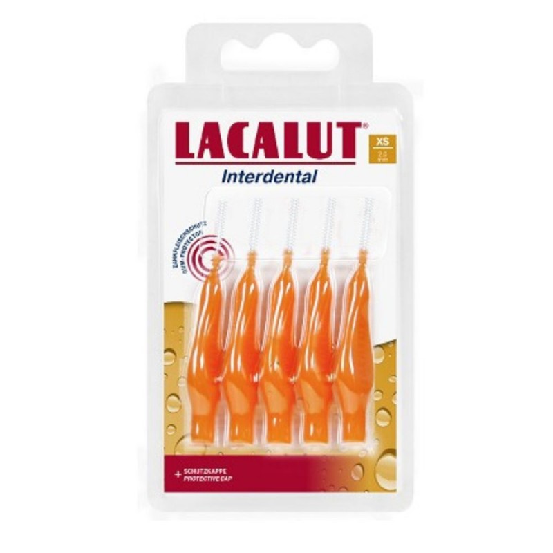 ⁦LACALUT INTER DENTAL BRUSH XS - فرشاة لتنظيف بين الأسنان مقاس ( XS ) 2 ملم⁩ - الصورة ⁦1⁩