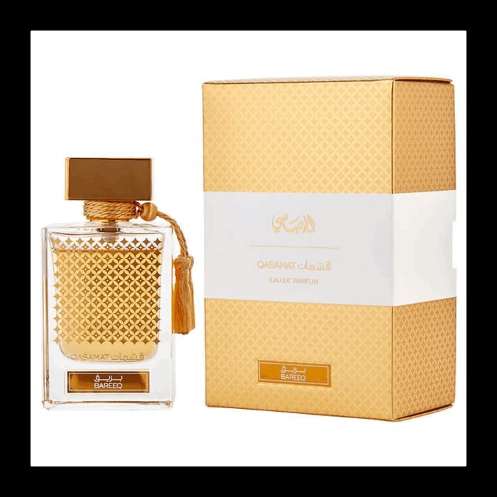 ⁦Qasamat Bareeq EDP By Rasasi For Unisex 65Ml -عطر قسمات بريق من الرصاصي للجنسين حجم 65 مل⁩ - الصورة ⁦3⁩