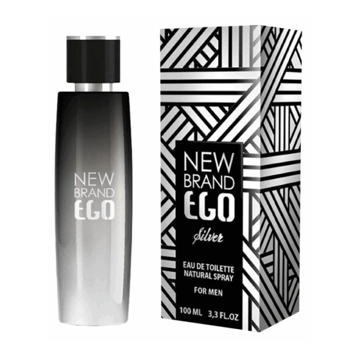 ⁦Ego Silver EDT By New Brand For Men 100ML⁩ - الصورة ⁦3⁩