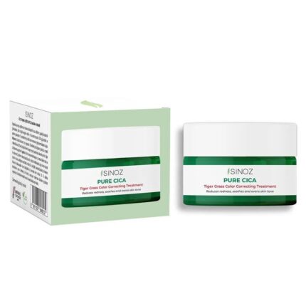 SINOZ PURE CICA TIGER GRASS COLOR CORRECTING CREAM 15 ml - كريم العناية المتوازنة للوجه للإصلاح المكثف بخلاصة عشبة النمر سيكا النقي من سينوز 15 مل