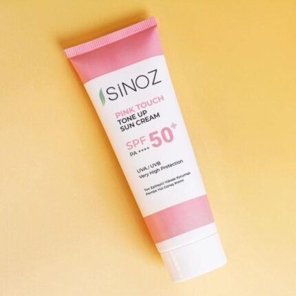 SINOZ PINK TOUCH SUN CREAM 50ml - واقي شمسي للوجه من سينوز بعامل حماية من الشمس SPF50+ (50 مل)