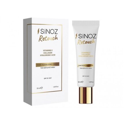 Sinoz Retouch Instant Tone Equalizing Cream 50ml - كريم توحيد لون البشرة غني بالكولاجين والهيالورونيك أسيد من سينوز 50 مل