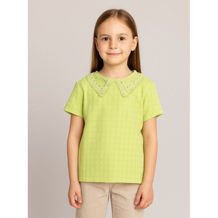 103385318_685ecf396963c بلوزة بناتي لون أخضر - الصورة 1