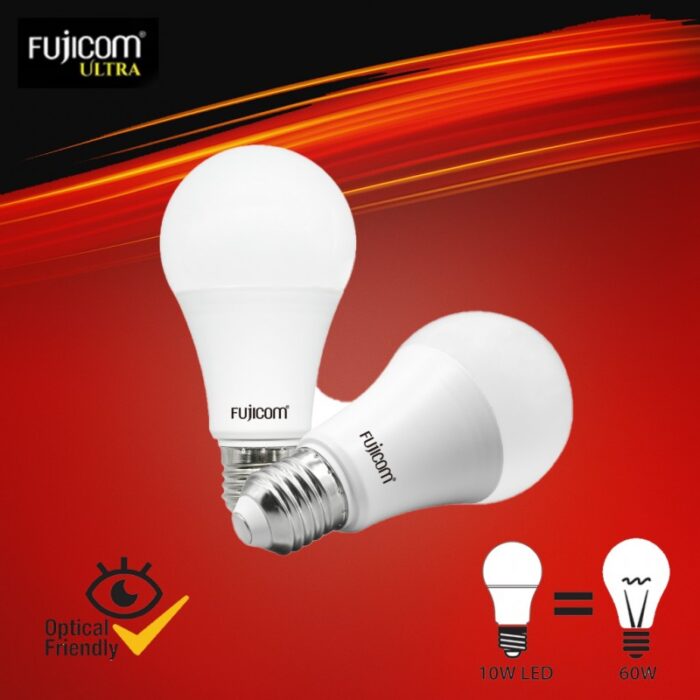 ⁦زوج لمبات ليد 10 واط أصفر - فوجي كوم⁩ - الصورة ⁦2⁩