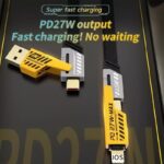 ⁦كابل شحن سريع 65 واط 4 في 1 لكافة أنواع الأجهزة طول 1 متر⁩ - الصورة ⁦7⁩