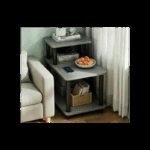 طاولة خشبية جانبية مكونة من 3طبقات