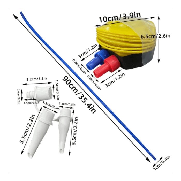 ⁦منفاخ يدوي لكراسي النفخ وبرك السباحة⁩ - الصورة ⁦2⁩
