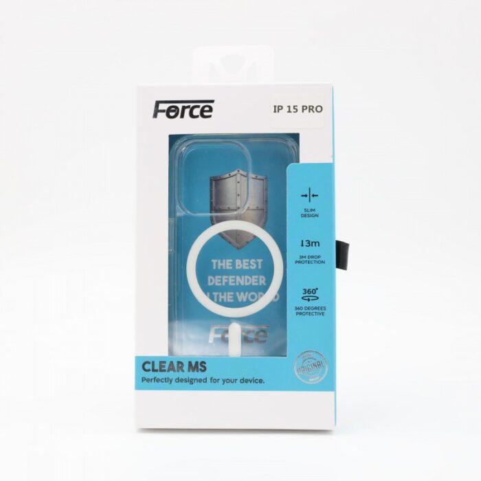 ⁦Force Clear MS cover iPhone 15 Pro⁩ - الصورة ⁦2⁩