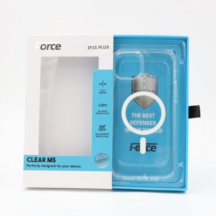 ⁦Force Clear MS cover iPhone 15 Plus⁩ - الصورة ⁦2⁩
