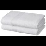 منشفة قطن لون أبيض VALOR BRONZE 90X145 CM