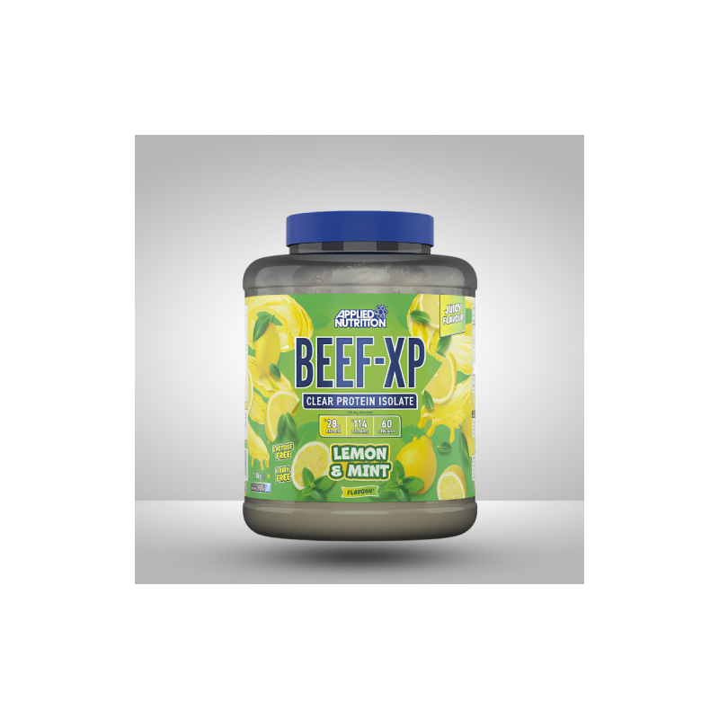 ⁦BEEF-XP Clear Beef Protein Isolate 1.8kg (60 Servings) Lemon & Mint Flavour⁩ - الصورة ⁦1⁩