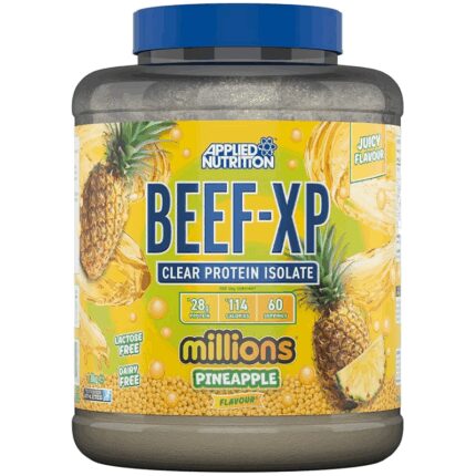 BEEF-XP Clear Beef Protein Isolate 1.8kg (60 Servings) millions Pineapple Flavour