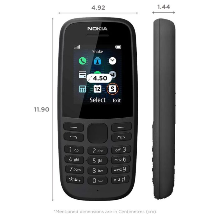 ⁦NOKIA 105  - هاتف نوكيا 105 مع كفالة سنة⁩ - الصورة ⁦3⁩