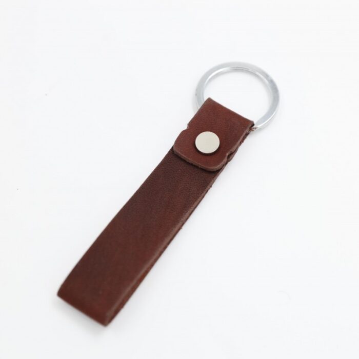 ⁦ميدالية جلد لون بني عريضة⁩ - الصورة ⁦3⁩