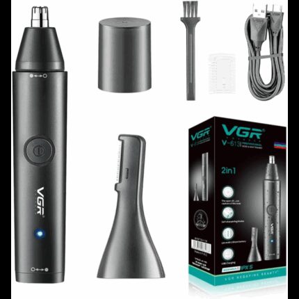 ماكنة تشذيب شعر الأنف والأذن والحواجب الاحترافية VGR V-613 من في جي ار