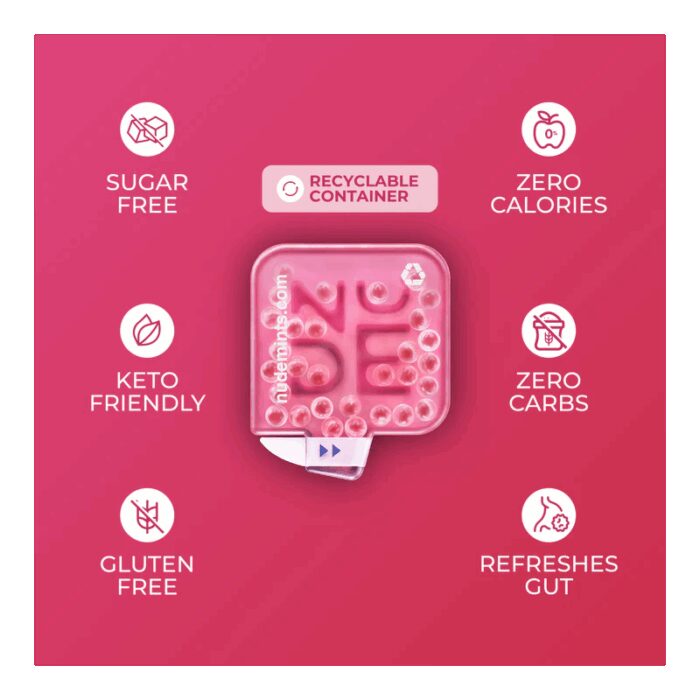 ⁦NUDE كبسولة BERRY KISS لرائحة الفم 30 كبسولة⁩ - الصورة ⁦3⁩