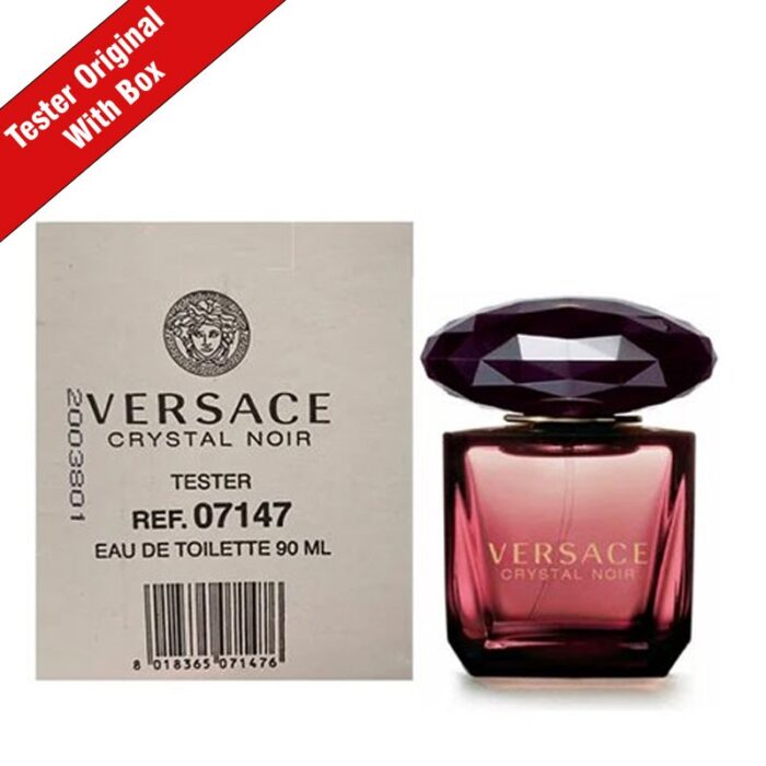103375930_68664b4d212bd عطر تستر كريستال نوار من فيرزاتشي للنساء سعة 90 مل - Tester Versace Crystal Noir EDT By Versace For Women 90ml - الصورة 1