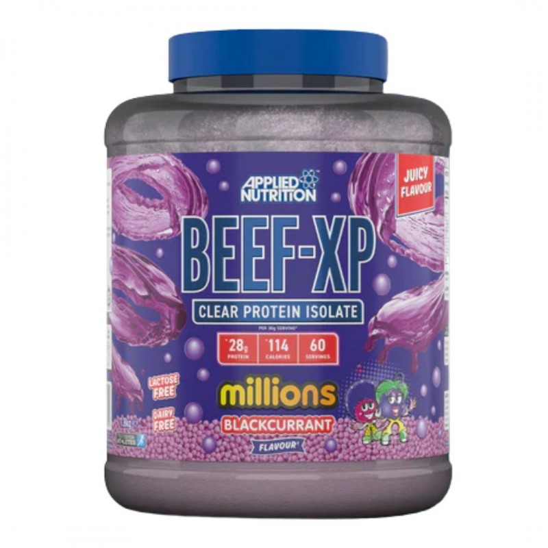 ⁦BEEF-XP Clear Beef Protein Isolate 1.8kg (60 Servings) Millions Blackcurrant Flavor⁩ - الصورة ⁦1⁩