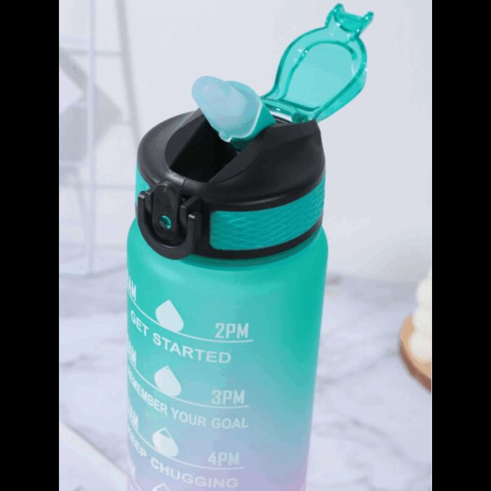 ⁦مطرة ماء 1 لتر لون اخضر وبنفسجي⁩ - الصورة ⁦3⁩