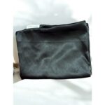 غطاء وسادة ستان لون أسود