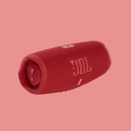 JBL Charge 5 Portable Waterproof Speaker with Powerbank-Red
