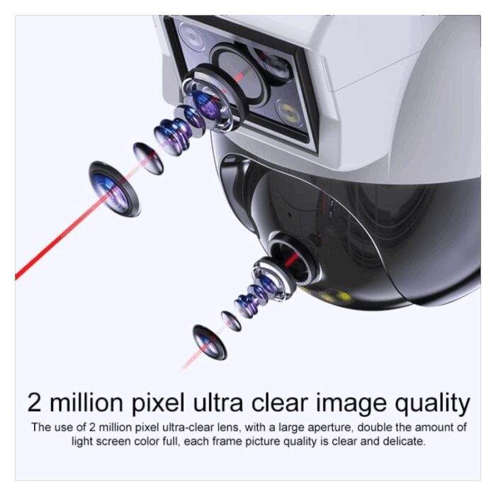 ⁦كاميرا مراقبة خارجية KM12 واي فاي بدقة 1080p HD مع رؤية ليلية Yesido KM12 Indoor CCTV Camera⁩ - الصورة ⁦3⁩