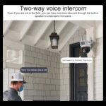 ⁦كاميرا مراقبة خارجية KM12 واي فاي بدقة 1080p HD مع رؤية ليلية Yesido KM12 Indoor CCTV Camera⁩ - الصورة ⁦5⁩