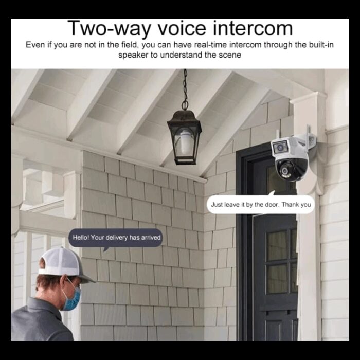 ⁦كاميرا مراقبة خارجية KM12 واي فاي بدقة 1080p HD مع رؤية ليلية Yesido KM12 Indoor CCTV Camera⁩ - الصورة ⁦5⁩