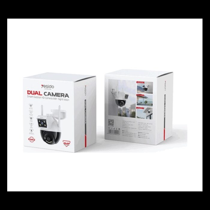 ⁦كاميرا مراقبة خارجية KM12 واي فاي بدقة 1080p HD مع رؤية ليلية Yesido KM12 Indoor CCTV Camera⁩ - الصورة ⁦7⁩