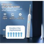 ⁦مزيل شمع الأذن اللاسلكي منظار الأذن مع إضاءة LED ذات كاميرا صغيرة مع عدة رؤوس -يعمل بالشحن ويمكن تنظيفه بالماء⁩ - الصورة ⁦5⁩