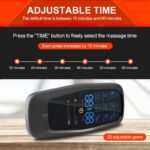 ⁦جهاز تحفيز العضلات الكهربائي EMS ذات شاشة LCD و6 مستويات مساج - خفيف الوزن ومحمول - مع 10 لزقات⁩ - الصورة ⁦2⁩