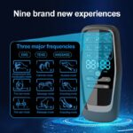 ⁦جهاز تحفيز العضلات الكهربائي EMS ذات شاشة LCD و6 مستويات مساج - خفيف الوزن ومحمول - مع 10 لزقات⁩ - الصورة ⁦4⁩