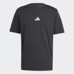 adidas Men's Essentials Small Logo Single Jersey T-Shirt- Black