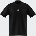 ⁦adidas Men's Essentials Small Logo Single Jersey T-Shirt- Black⁩ - الصورة ⁦8⁩