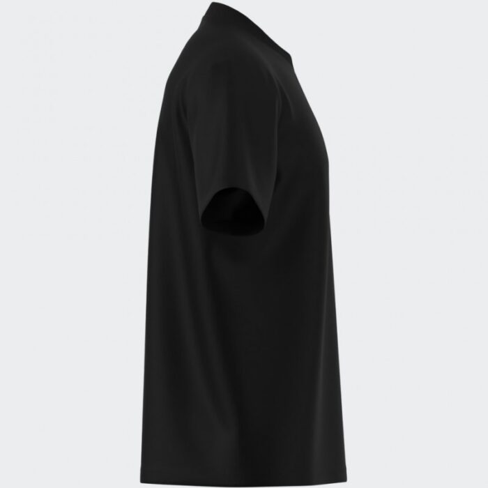 ⁦adidas Men's Essentials Small Logo Single Jersey T-Shirt- Black⁩ - الصورة ⁦10⁩