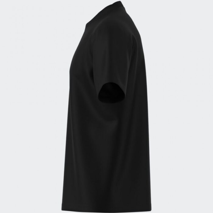 ⁦adidas Men's Essentials Small Logo Single Jersey T-Shirt- Black⁩ - الصورة ⁦14⁩