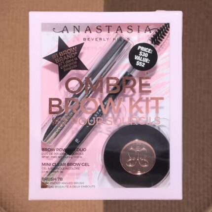 بكج العناية بالحواجب 3 قطع بيفرلي هيلز من أنستازيا درجة بني وسط