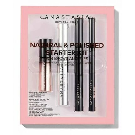 Anastasia Natural & Polished Started Kit for Brows & Eyes Kit TAUPE NIB - مجموعة أنستازيا للحواجب والعينين لون بني فاتح