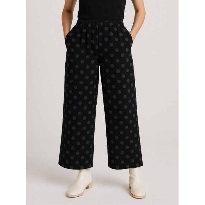 ⁦بنطال بيتي للنساء لون أسود⁩ - الصورة ⁦2⁩