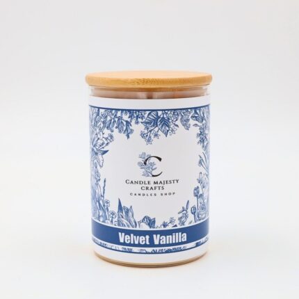 VELVET VANILLA(فانيلا) شمعة برائحة صناعة يدوية
