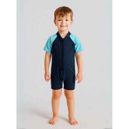 ملابس أطفال للسباحة لون كحلي و أزرق