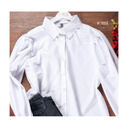 قميص أبيض للنساء من Sami Boutique