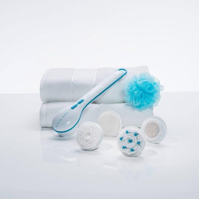 ⁦Spin Spa The Spinning Shower Brush- فرشاة تنظيف الجسم الالكترونية⁩ - الصورة ⁦4⁩