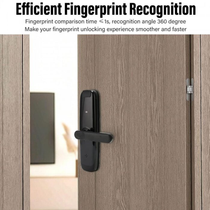 ⁦Deadbolt digital fingerprint door lock- قفل باب ذكي يعمل باللمس⁩ - الصورة ⁦3⁩
